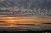 Solnedgang set fra Agerø dæmningen